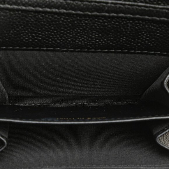CHANEL Black Caviar Leather Logo Wallet - Picture 5 of 9